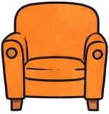 a chair with a cat sitting on it.jpg